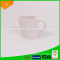 10oz white oblique mug,special shape ceramic mug